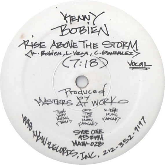 Kenny Bobien : Rise Above The Storm (12", Promo)