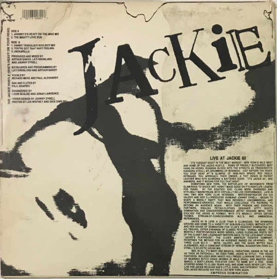 Jackie 60 Presents Jackie MC's Featuring Richard Move And Paul Alexander : The Jackie Hustle (She's Heavy On Your Head) (12")