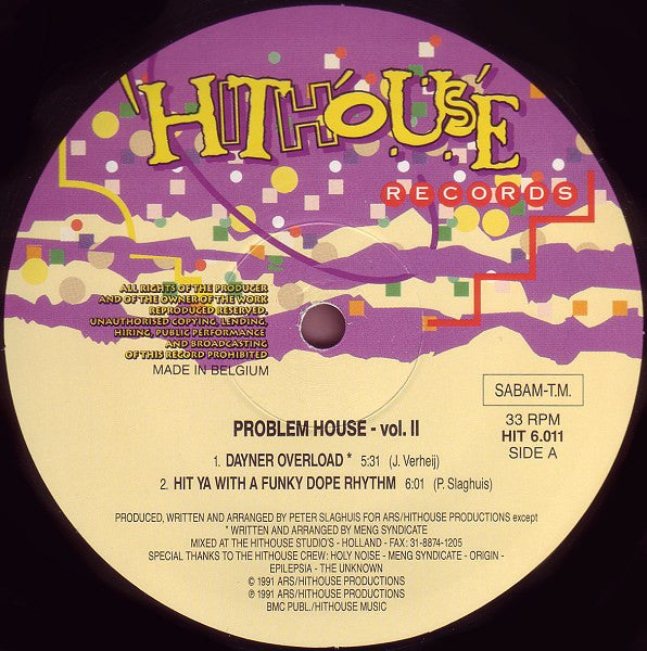 Problem House : Vol. II (12")