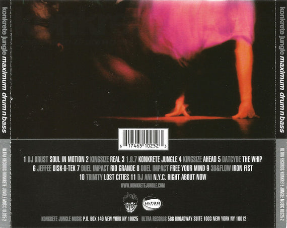 Jumping Jack Frost : Konkrete Jungle - Maximum Drum N Bass (CD, Mixed)