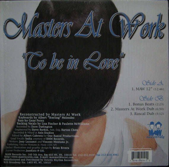 MAW* : To Be In Love (12")