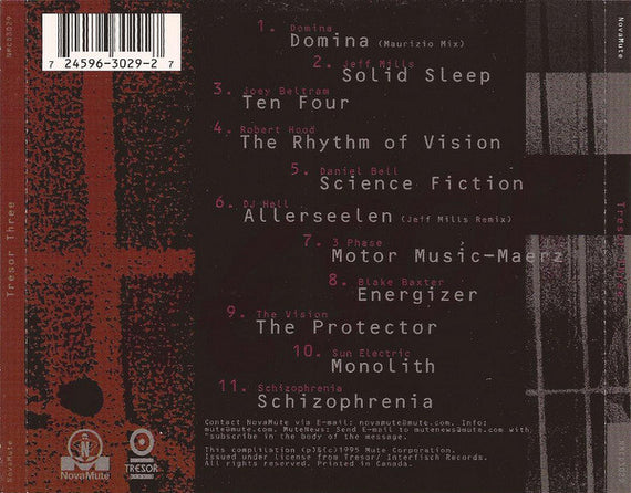 Various : Tresor 3 (New Directions In Global Techno) (CD, Comp)