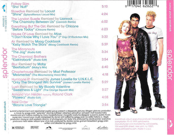 Various : Splendor - Original Motion Picture Soundtrack (CD, Album)