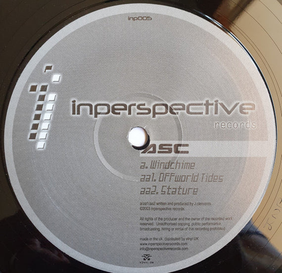ASC : Windchime / Offworld Tides / Stature (12")
