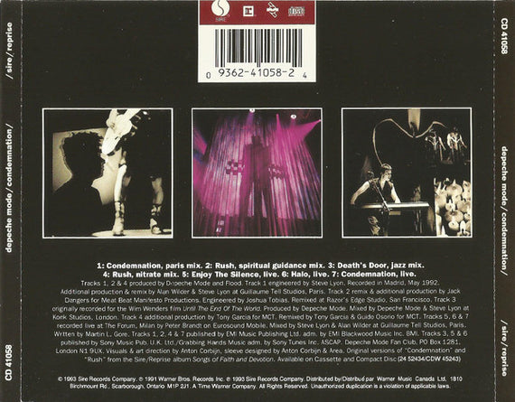 Depeche Mode : Condemnation (CD, Maxi)