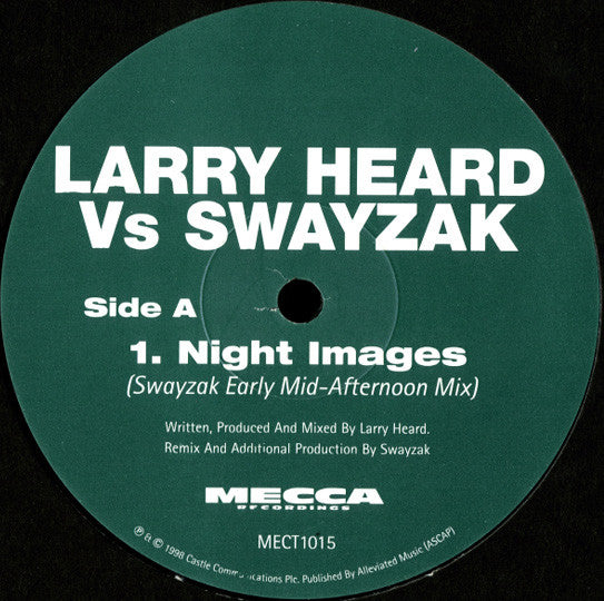 Larry Heard : Night Images (Swayzak Remixes) (12")