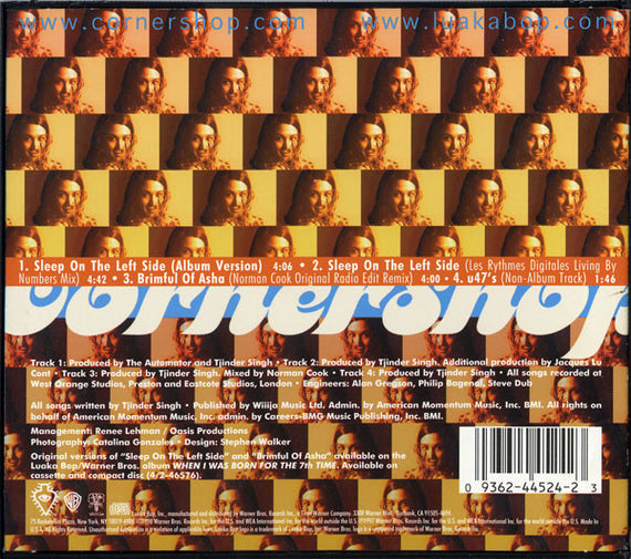 Cornershop : Sleep On The Left Side / Brimful Of Asha (CD, Maxi, FLP)