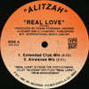 Alitzah : Real Love (12")