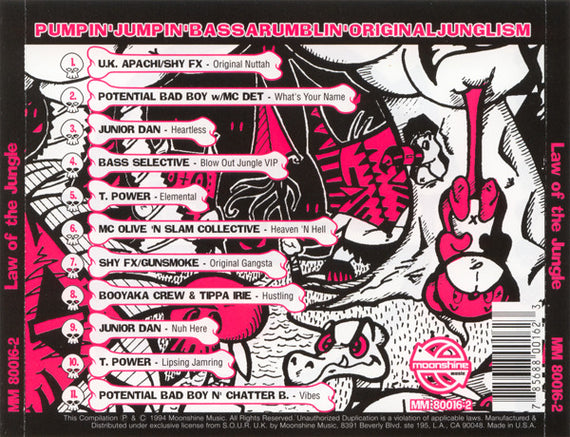 Various : Law Of The Jungle (CD, Comp, Mixed)