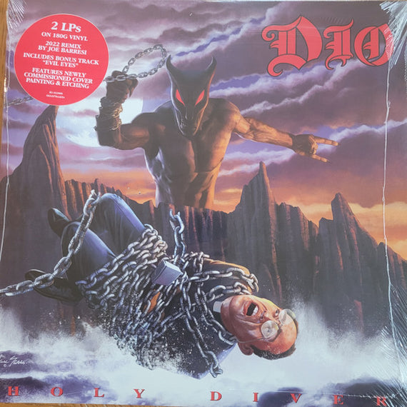 Dio (2) : Holy Diver (LP + LP, S/Sided, Etch + Album, RE, RM, Rem)