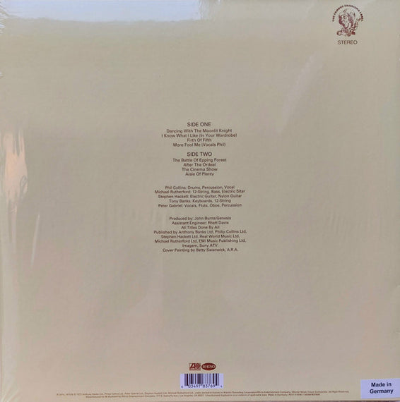 Genesis : Selling England By The Pound (LP, Album, Ltd, RE, Cry)