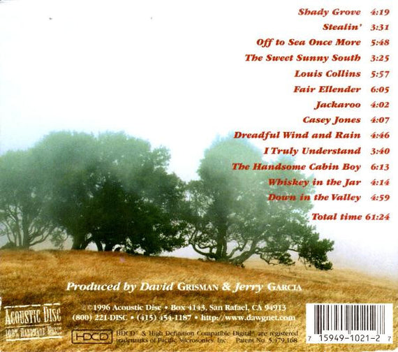 Jerry Garcia, David Grisman : Shady Grove (HDCD, Album)
