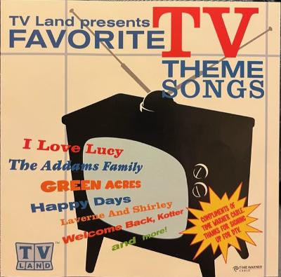 Various : TV Land Presents Favorite TV Theme Songs (CD, Promo, RM)