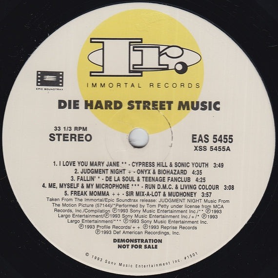 Various : Judgment Night (Die Hard Street Music) (12", Promo, Smplr)