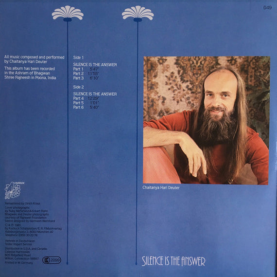 Deuter : Silence Is The Answer / Buddham Sharnam Gachchami (2xLP, Album)