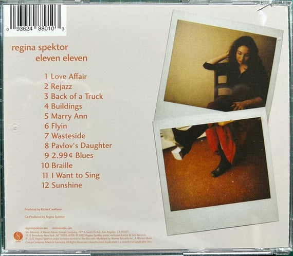 Regina Spektor : 11:11 (CD, Album, RE)
