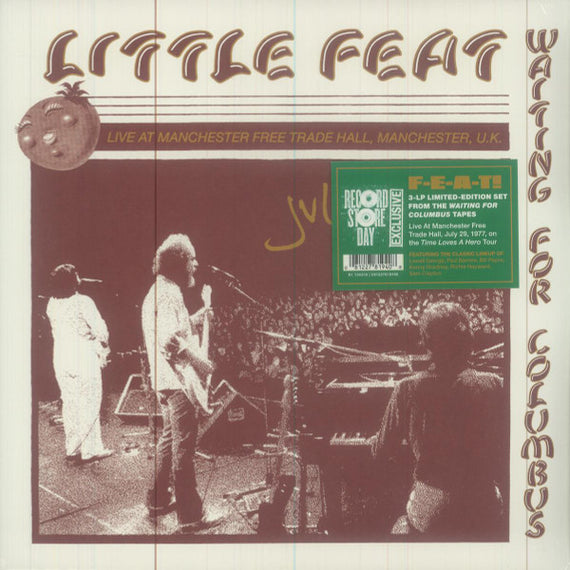 Little Feat : Live At Manchester Free Trade Hall, Manchester, U.K. July 29, 1977 (3xLP, Album, RSD, Ltd)