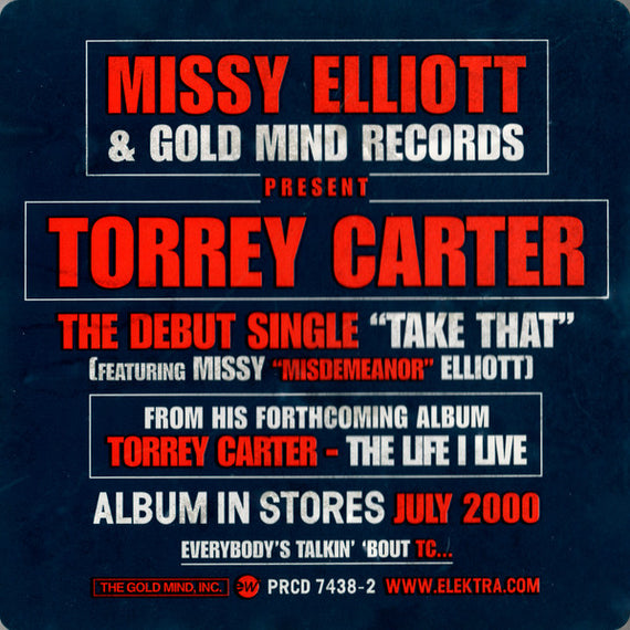 Torrey Carter : Sampler (CD, Promo, Smplr)