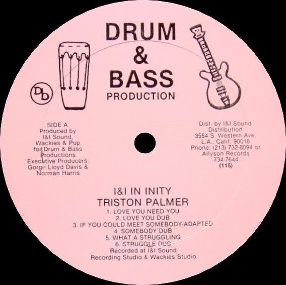 Triston Palmer* And Phillip Frazer* : I And I In Inity (LP)