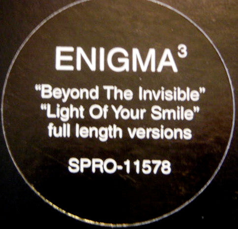 Enigma : Beyond The Invisible / Light Of Your Smile (12", Promo)