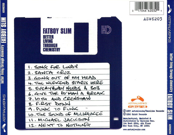 Fatboy Slim : Better Living Through Chemistry (CD, Album)