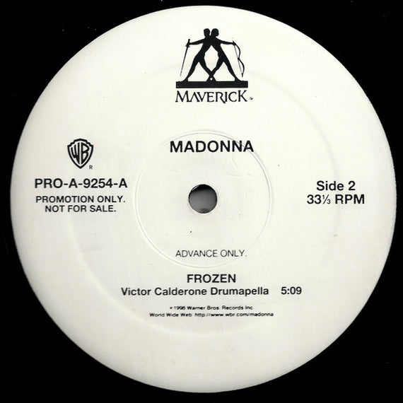 Madonna : Frozen (12", Advance, Promo)