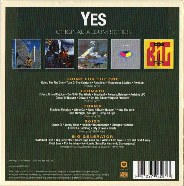 Buy Yes : Original Album Series (CD, Album, RE + CD, Album, RE +