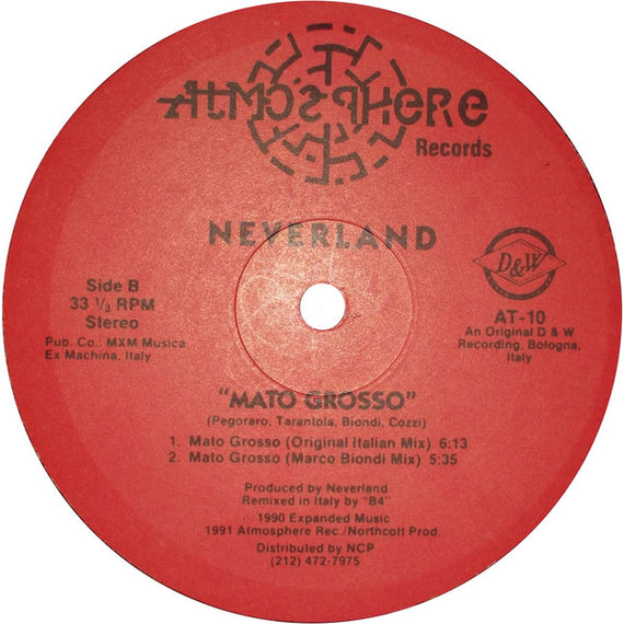 Neverland : Mato Grosso (12")