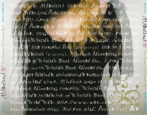 Madonna : The Power Of Good-Bye (CD, Single, Promo)