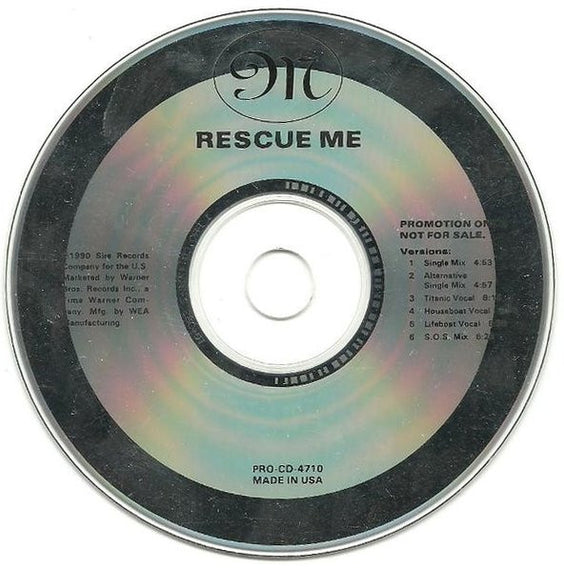 Madonna : Rescue Me (CD, Maxi, Promo)
