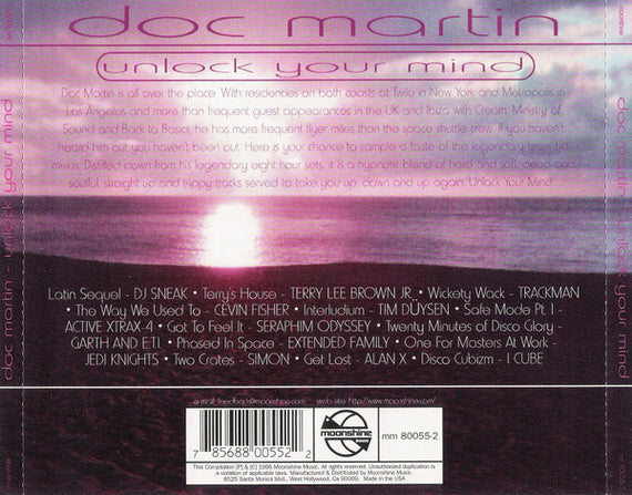 Doc Martin : Unlock Your Mind (CD, Mixed)