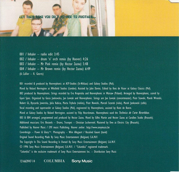 Hooverphonic : Inhaler (CD, Maxi)