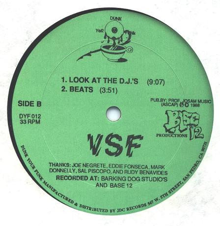 VSF : Velocity, Speed And Force (12")