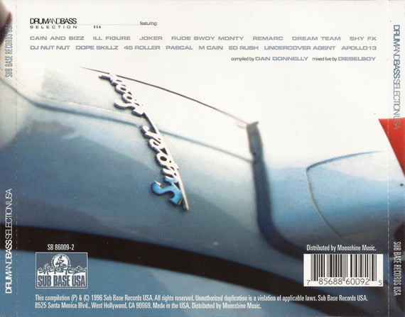 Dieselboy : Drum And Bass Selection USA (CD, Comp, Mixed)