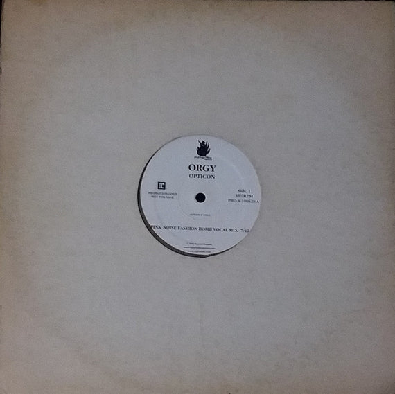 Orgy : Opticon (12", Promo)