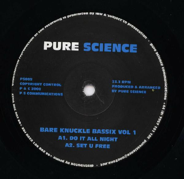 Pure Science : Bare Knuckle Bassix Vol 1 (12")