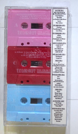TAYLOR SWIFT - The Eras Tour (extended edition) 3x tapes - BRAND NEW CASSETTE TAPE