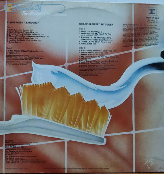 The Mothers : 2 Originals Of The Mothers Of Invention  (2xLP, Comp)