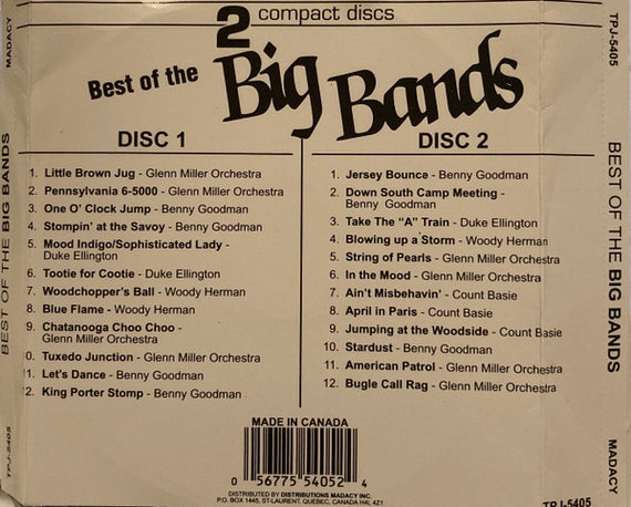 Various : Best of the Big Bands (2xCD, Comp, Box)
