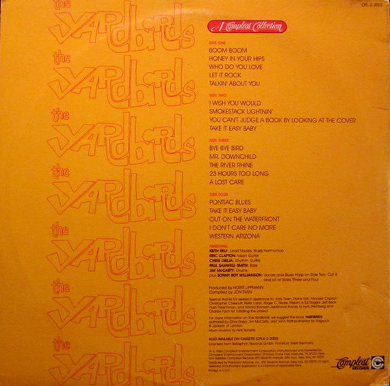The Yardbirds : A Compleat Collection (2xLP, Comp, All)