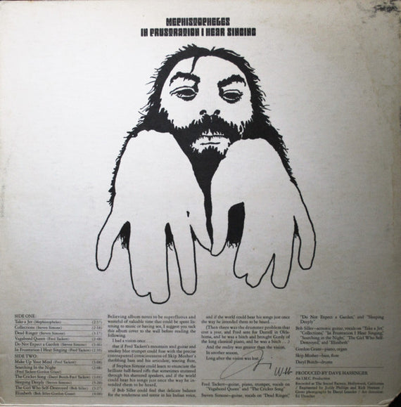 Mephistopheles (3) : In Frustration I Hear Singing (LP, Album, Gat)