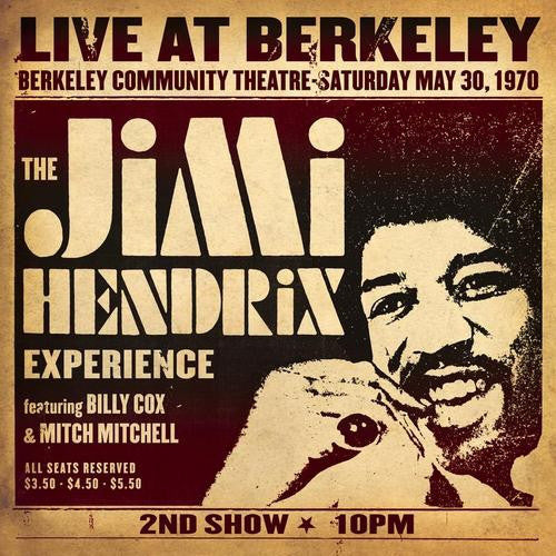 The Jimi Hendrix Experience : Live At Berkeley (2xLP, Album, 180)