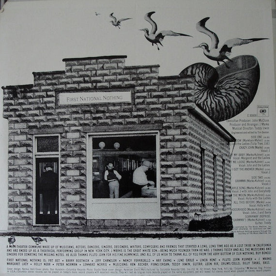 1st National Nothing* : If You Sit Real Still And Hold My Hand, You Will Hear Absolutely Nothing (LP, Album)