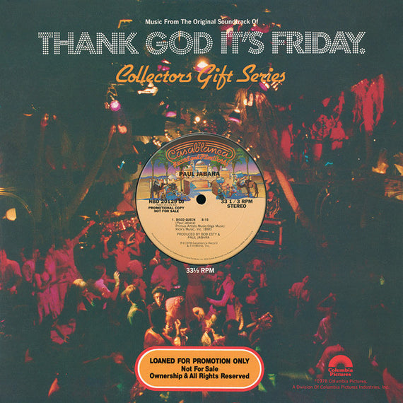 Paul Jabara : Disco Queen (12", S/Sided, Promo)