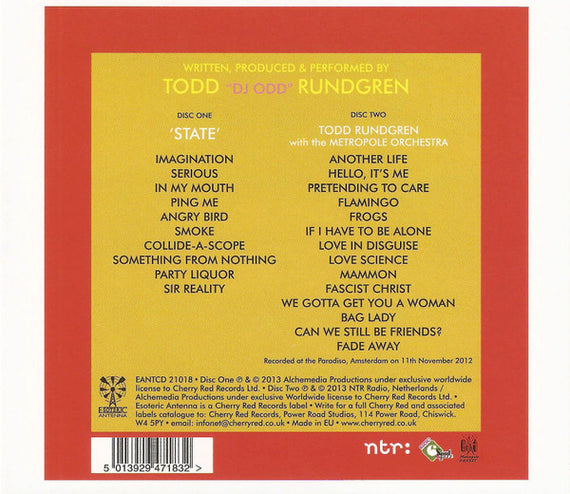 Todd Rundgren : State (2xCD, Album)