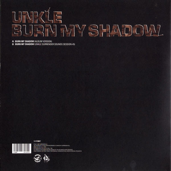 UNKLE : Burn My Shadow (12", Single, Red)