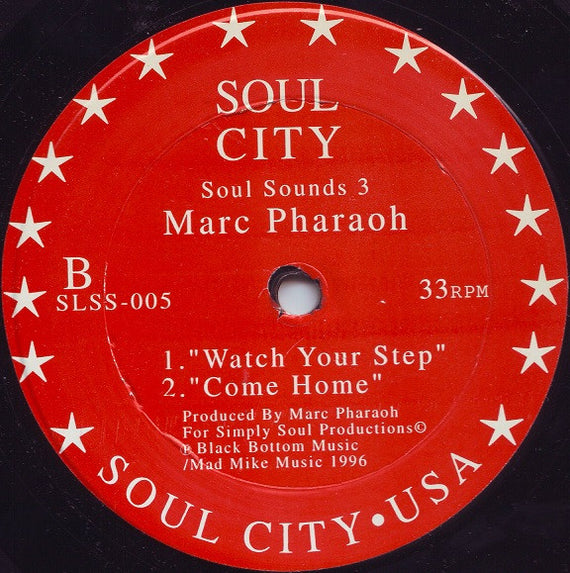 Marc Pharaoh : Soul Sounds 3 (12")
