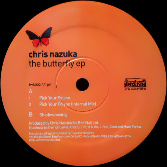 Chris Nazuka : The Butterfly EP (2x12", EP)