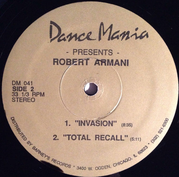 Robert Armani : Ambulance (12")
