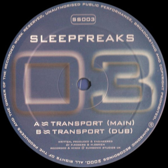 Sleepfreaks : Transport (12")